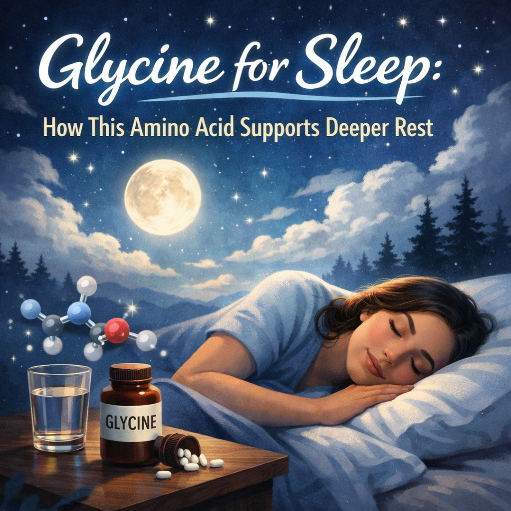 Glycine for Sleep: How This Amino Acid Supports Deeper Rest
