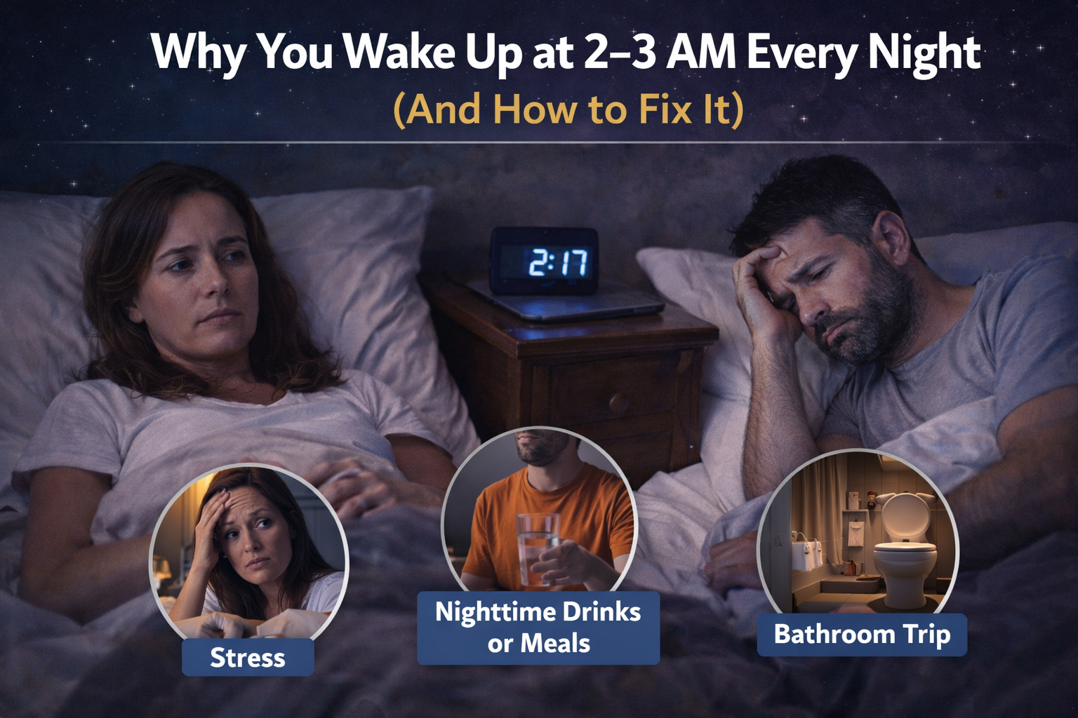 Why You Wake Up at 2–3 AM Every Night (And How to Fix It)