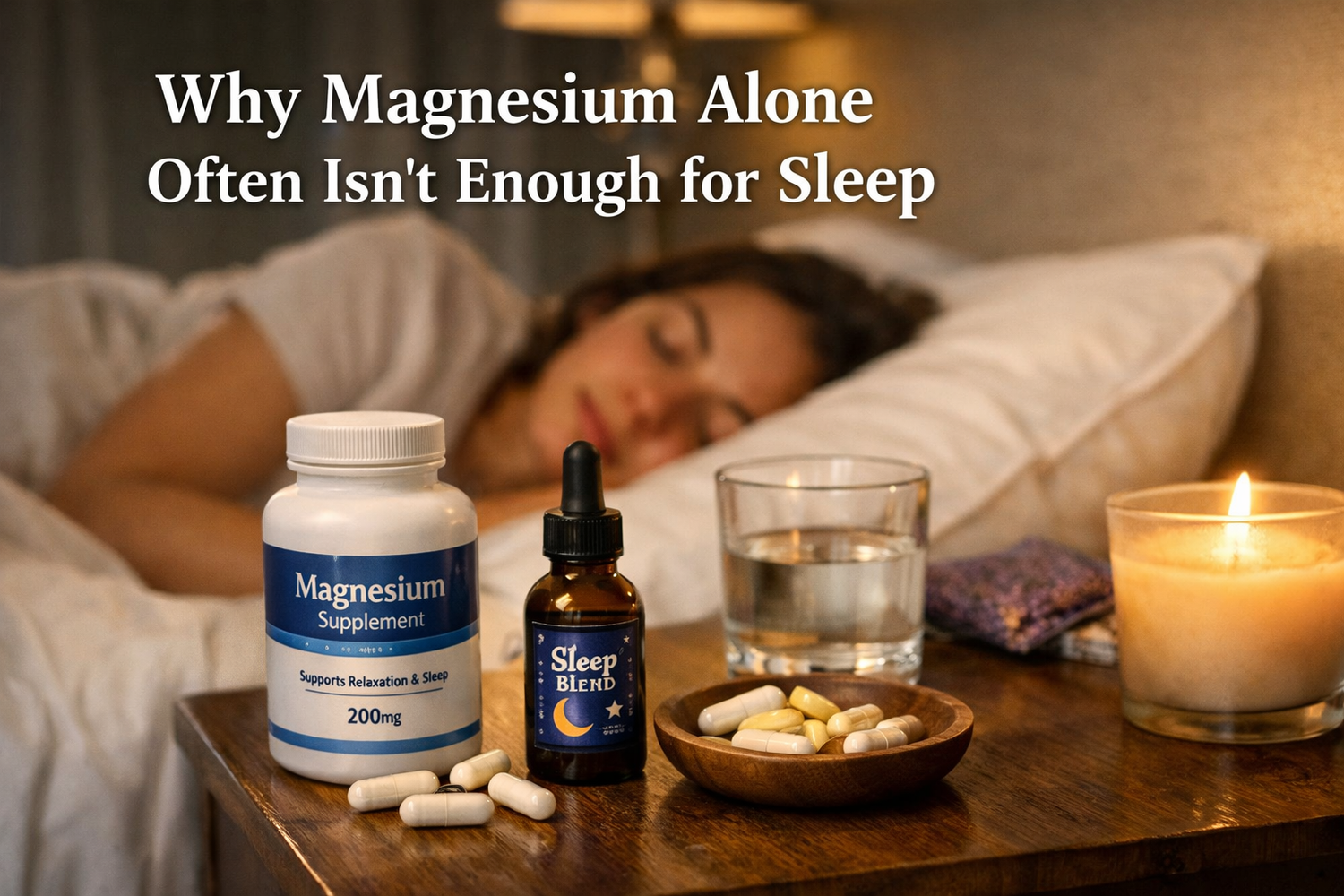 Why Magnesium Alone Often Isn’t Enough for Sleep