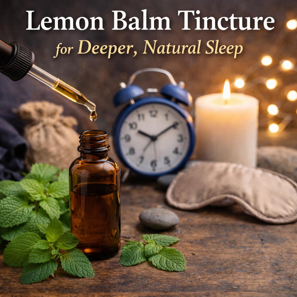 Lemon Balm Tincture for Deeper, Natural Sleep