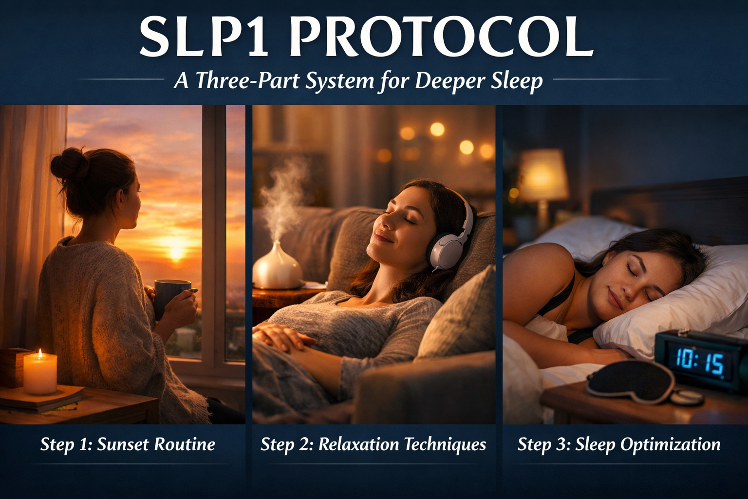 SLP1 Protocol: A Three-Part System for Deeper Sleep