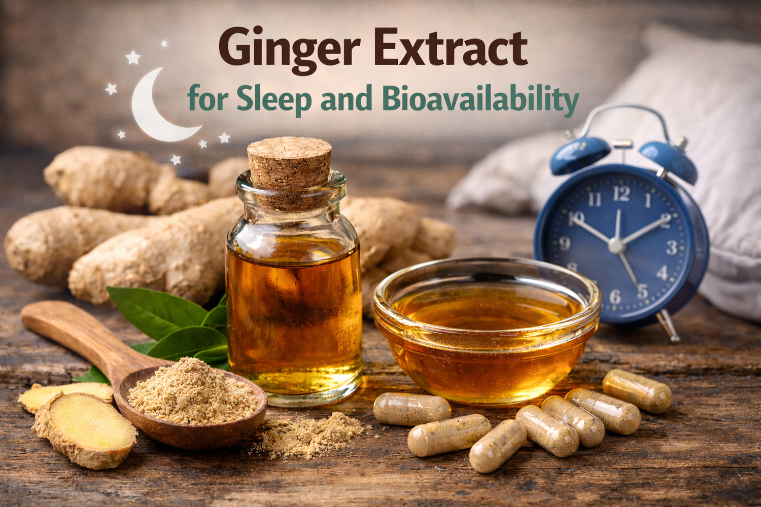 Ginger Extract for Sleep and Bioavailability