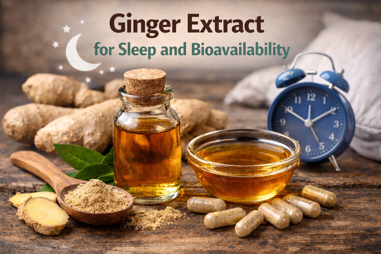 Ginger Extract for Sleep and Bioavailability