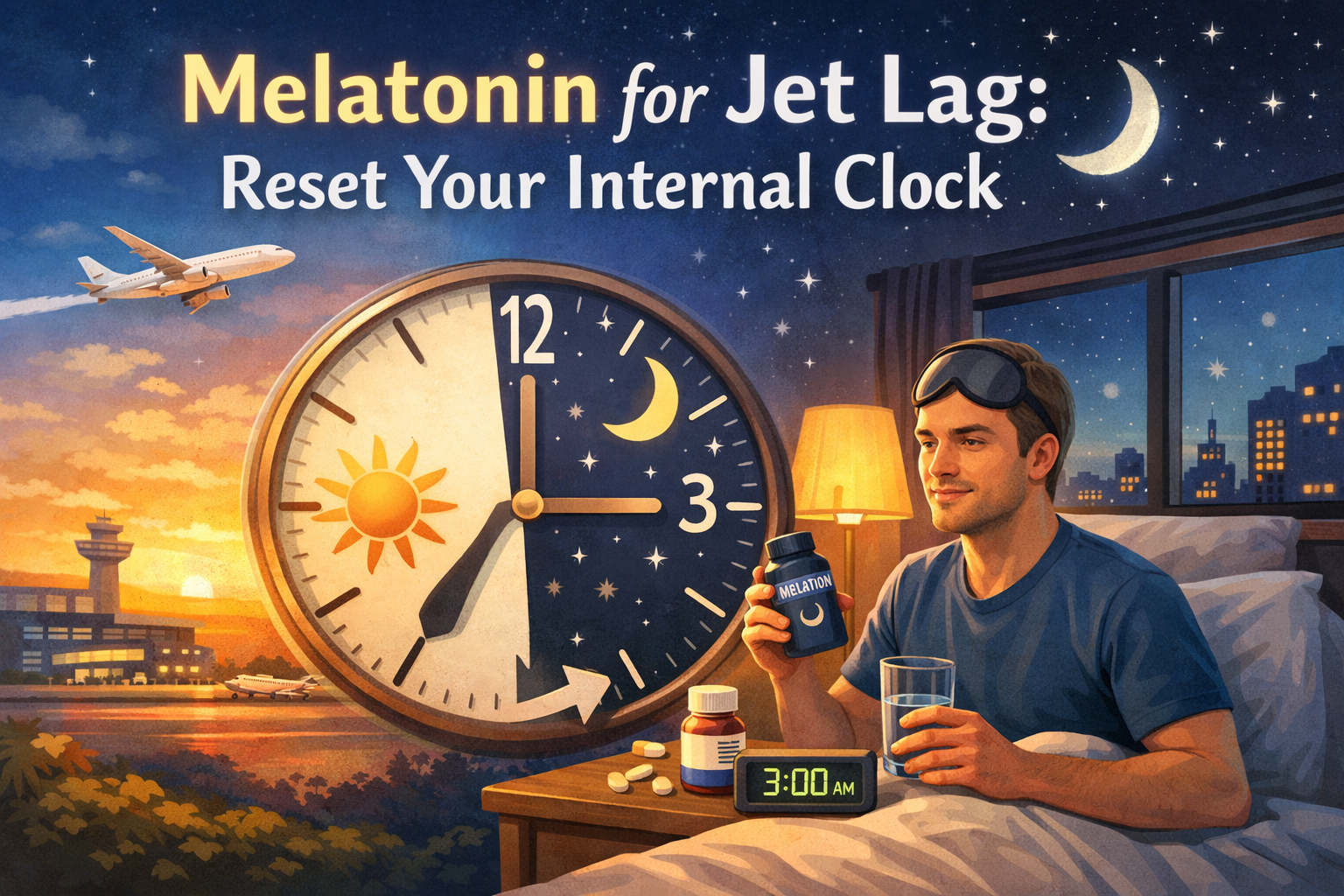 Melatonin for Jet Lag: Reset Your Internal Clock