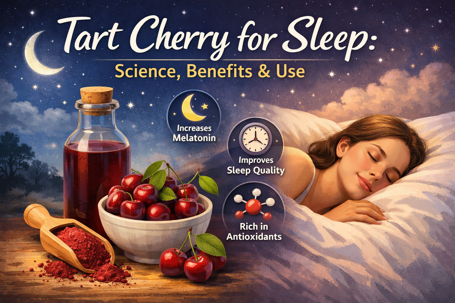 Tart Cherry for Sleep: Science, Benefits & Use