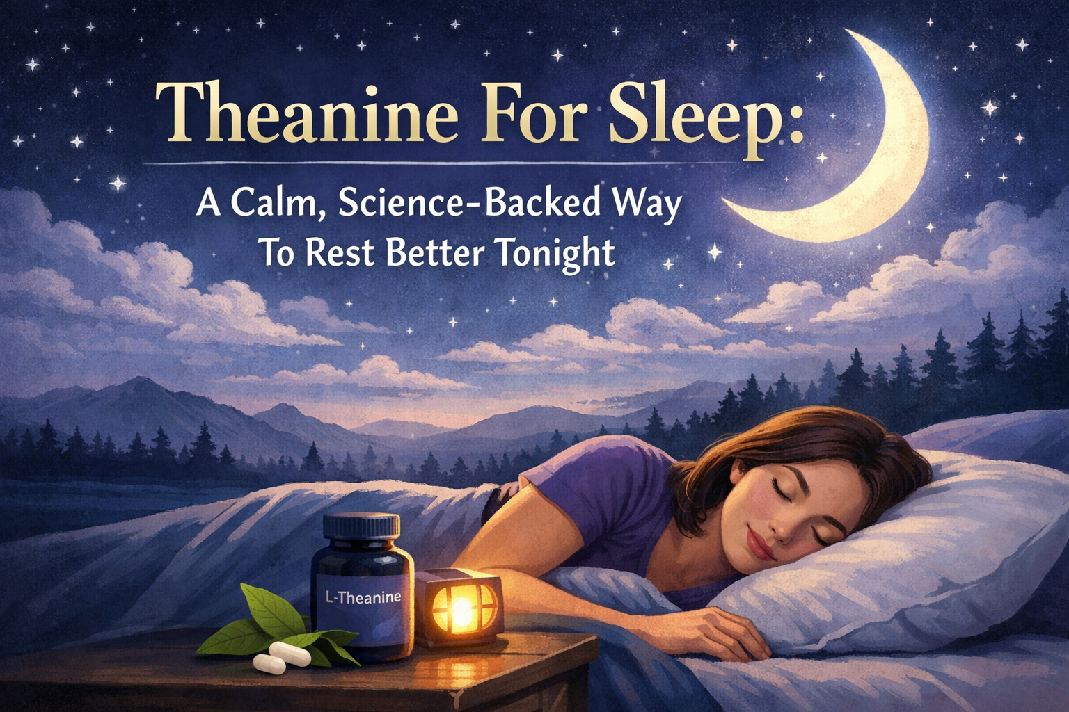 Theanine For Sleep: A Calm, Science-Backed Way To Rest Better Tonight