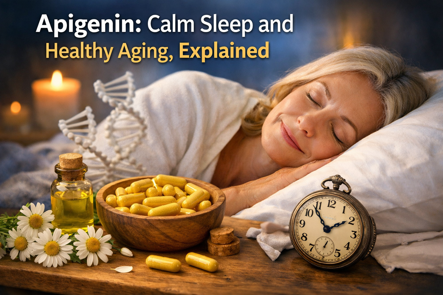 Apigenin: Calm Sleep and Healthy Aging, Explained