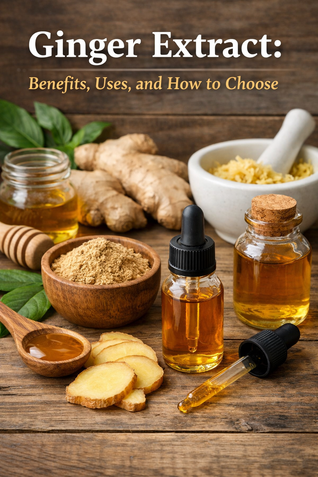 Ginger Extract: Benefits, Uses, and How to Choose