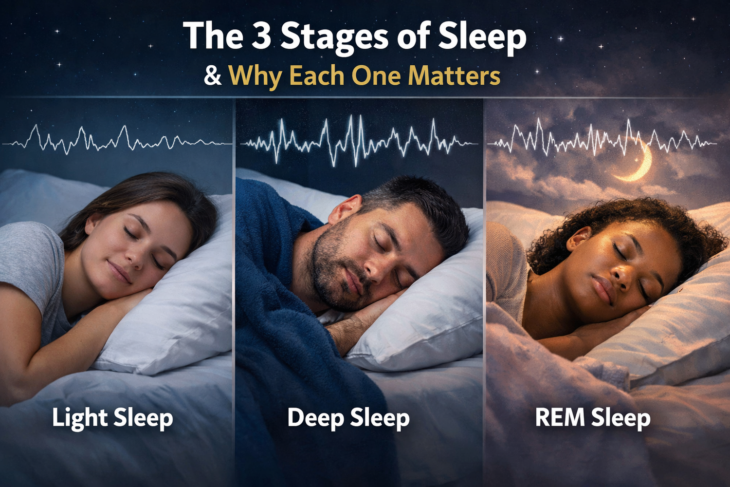The 3 Stages of Sleep and Why Each One Matters
