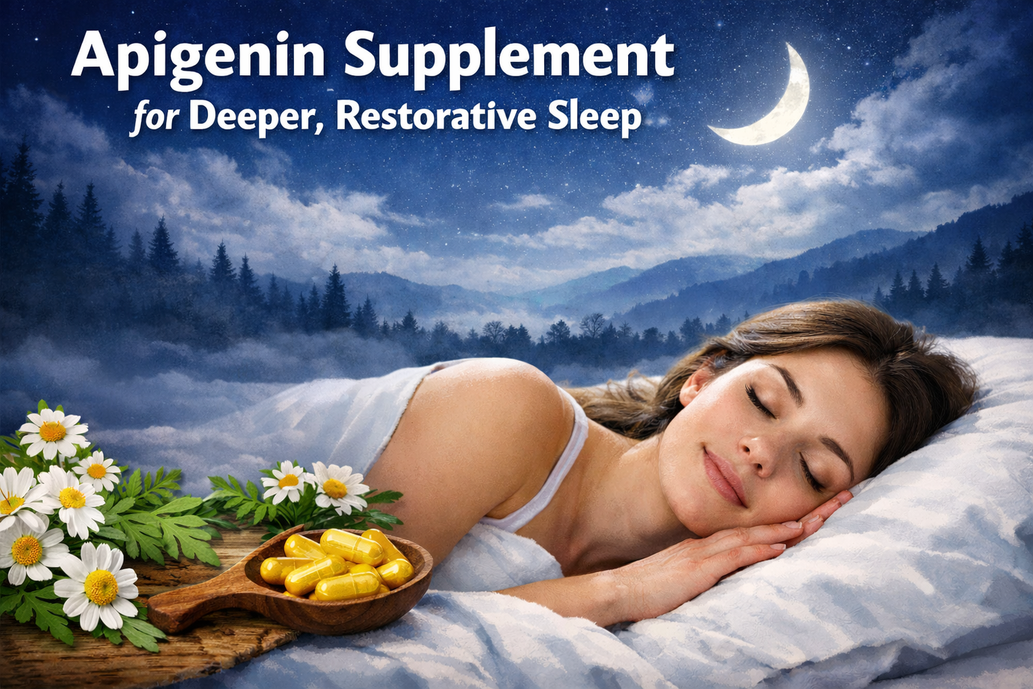 Apigenin Supplement for Deeper, Restorative Sleep