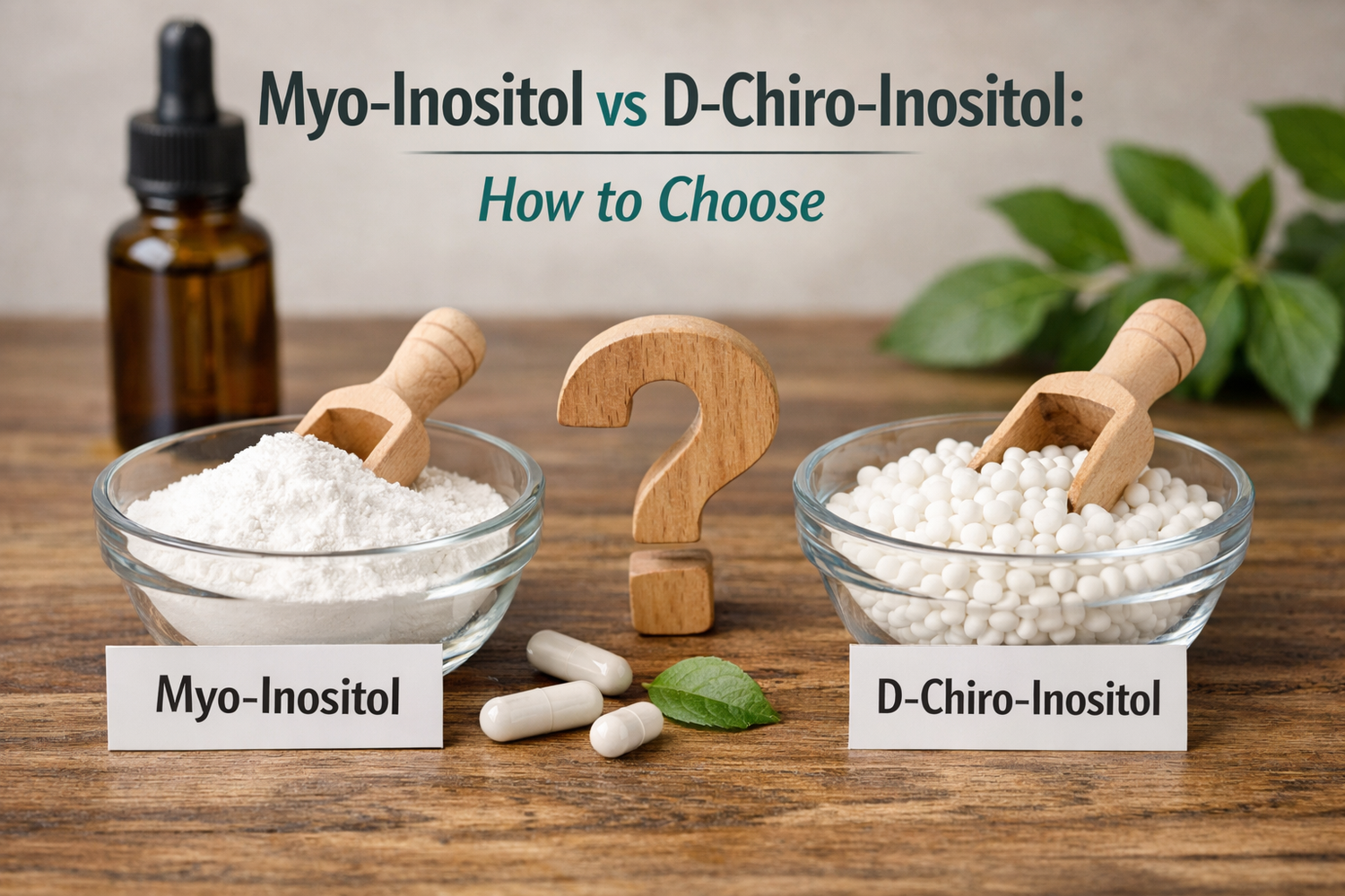 Myo-Inositol vs D-Chiro-Inositol: How to Choose