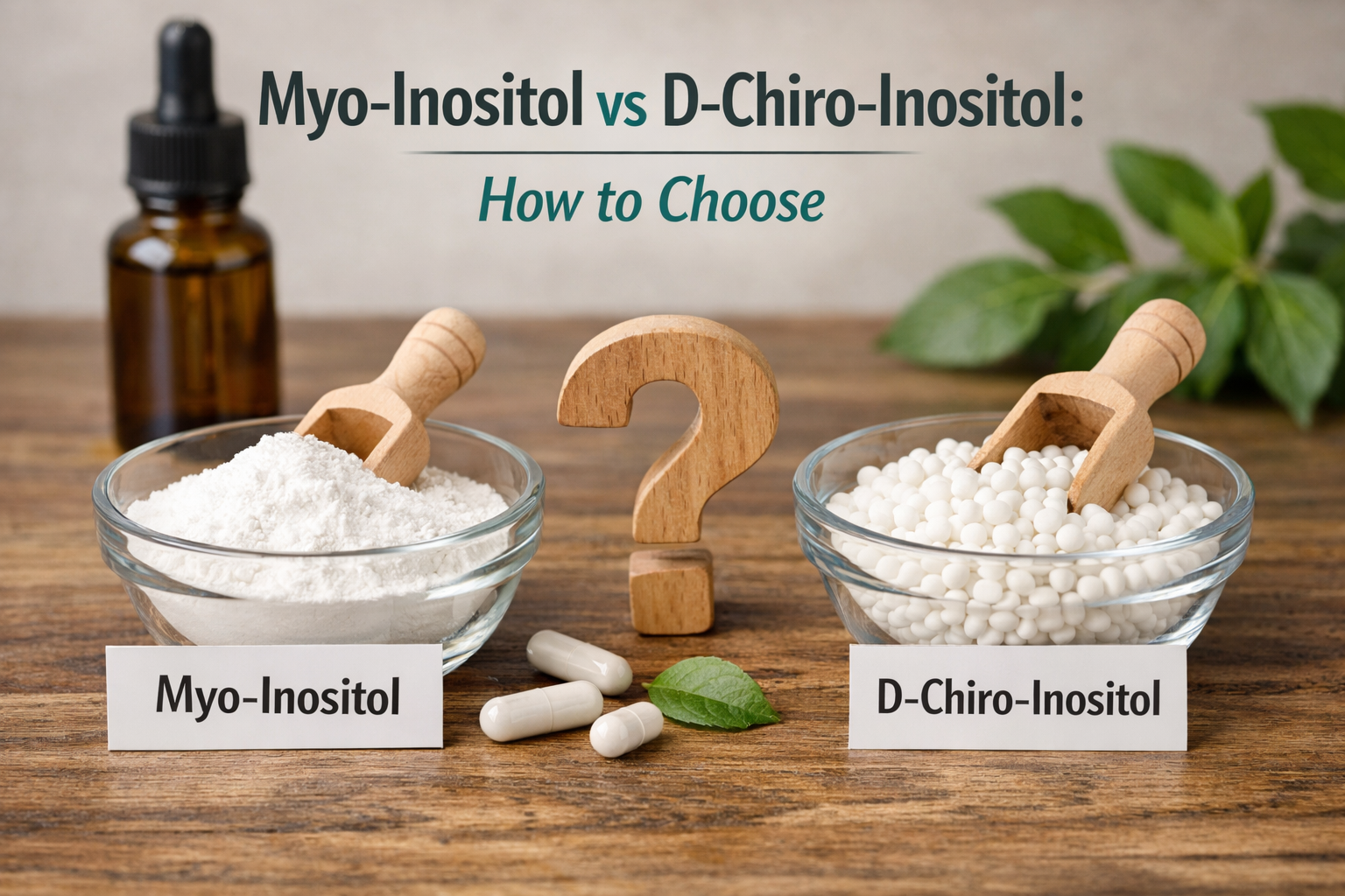Myo-Inositol vs D-Chiro-Inositol: How to Choose
