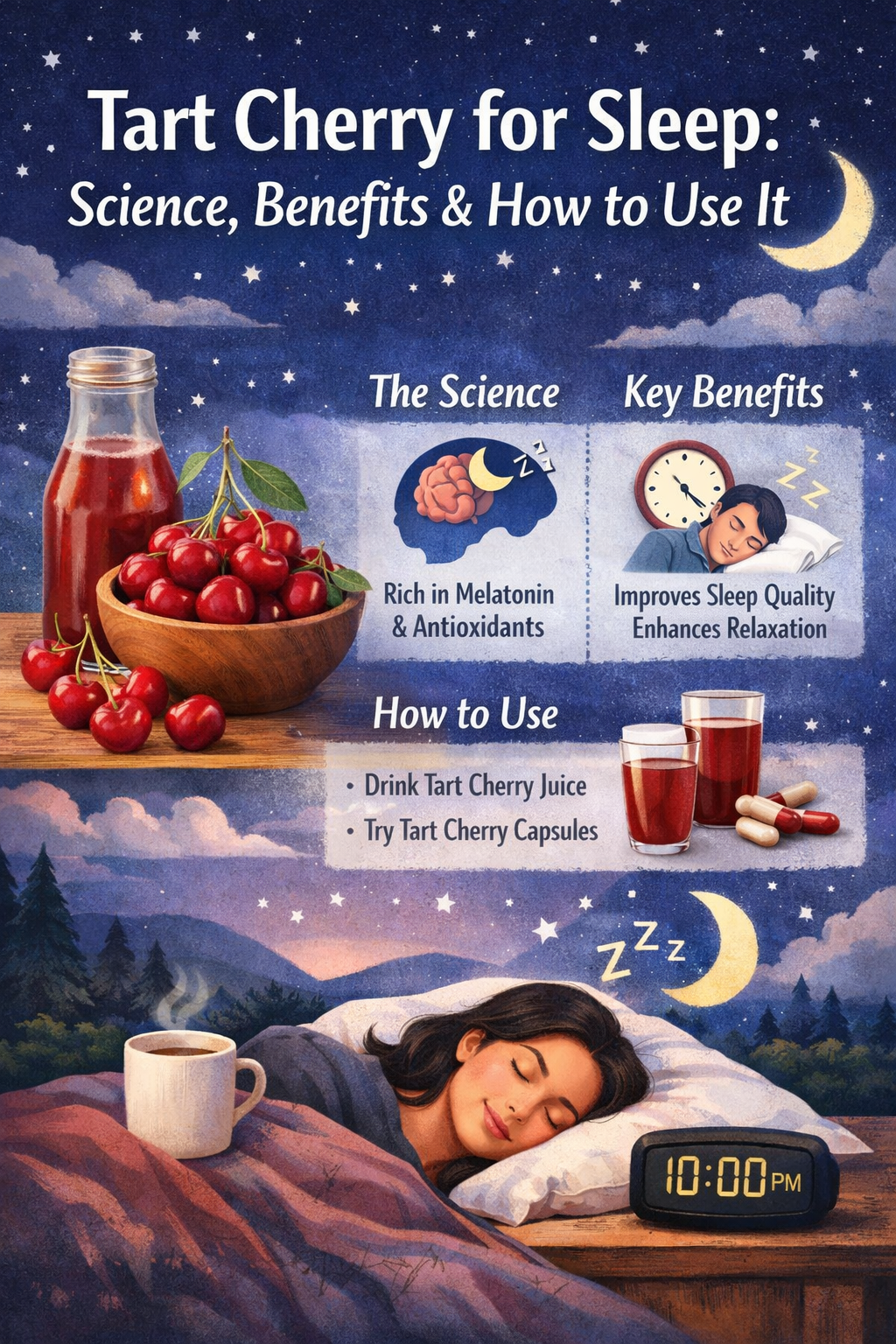 Tart Cherry for Sleep: Science, Benefits & How to Use It