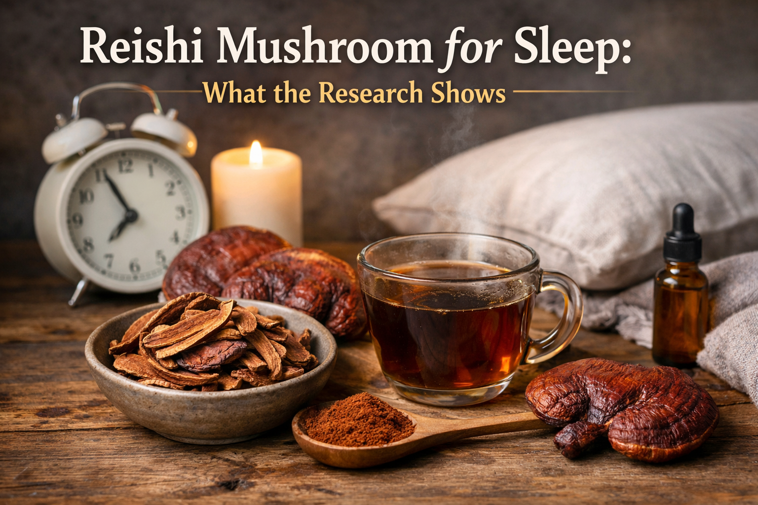 Reishi Mushroom for Sleep: What the Research Shows