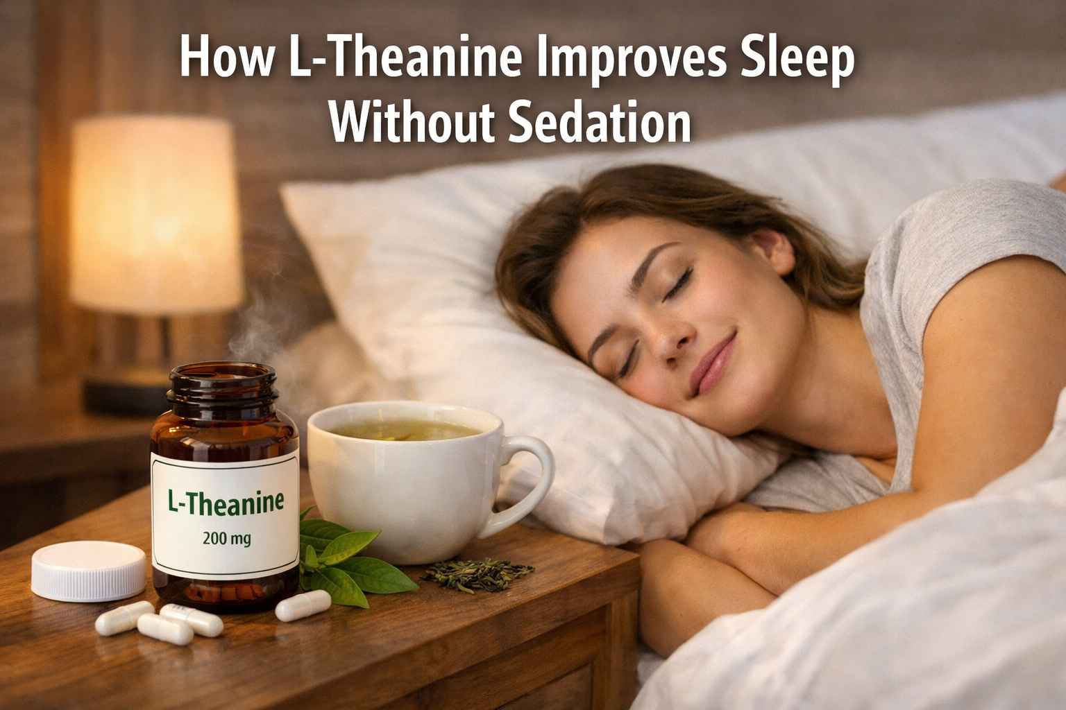 How L-Theanine Improves Sleep Without Sedation