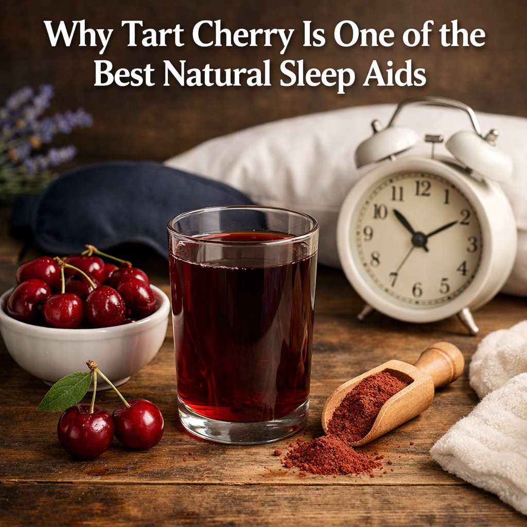 Why Tart Cherry Is One of the Best Natural Sleep Aids